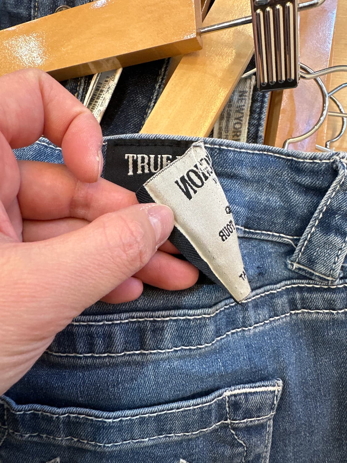 29) 트루 릴리전 스판 중청 데님 상품이미지3