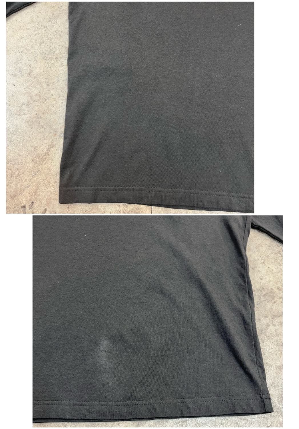 세터 빅로고 긴팔티 롱슬리브리스 차콜 95 #3257 상품이미지6