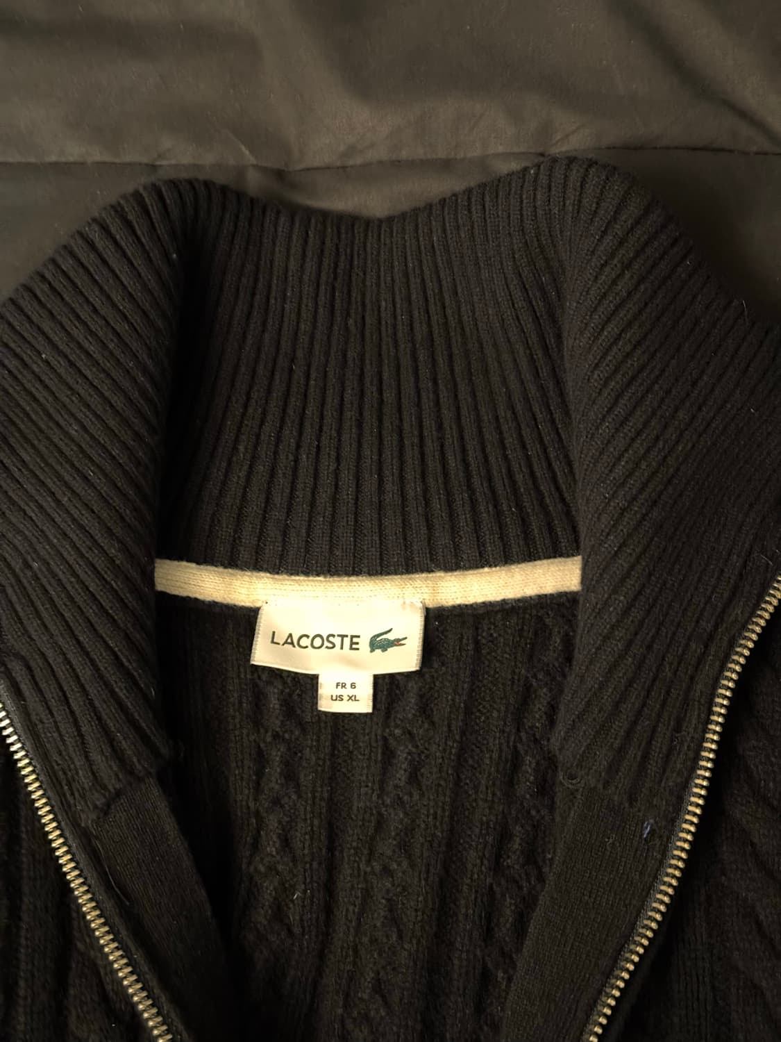 라코스테 케이블 니트 집업 XL 6사이즈 상품이미지2