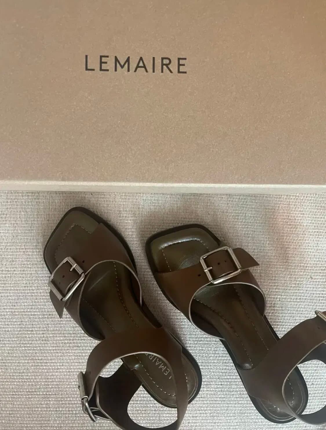 Lemaire 르메르 스퀘어 샌들 *새상품 상품이미지4