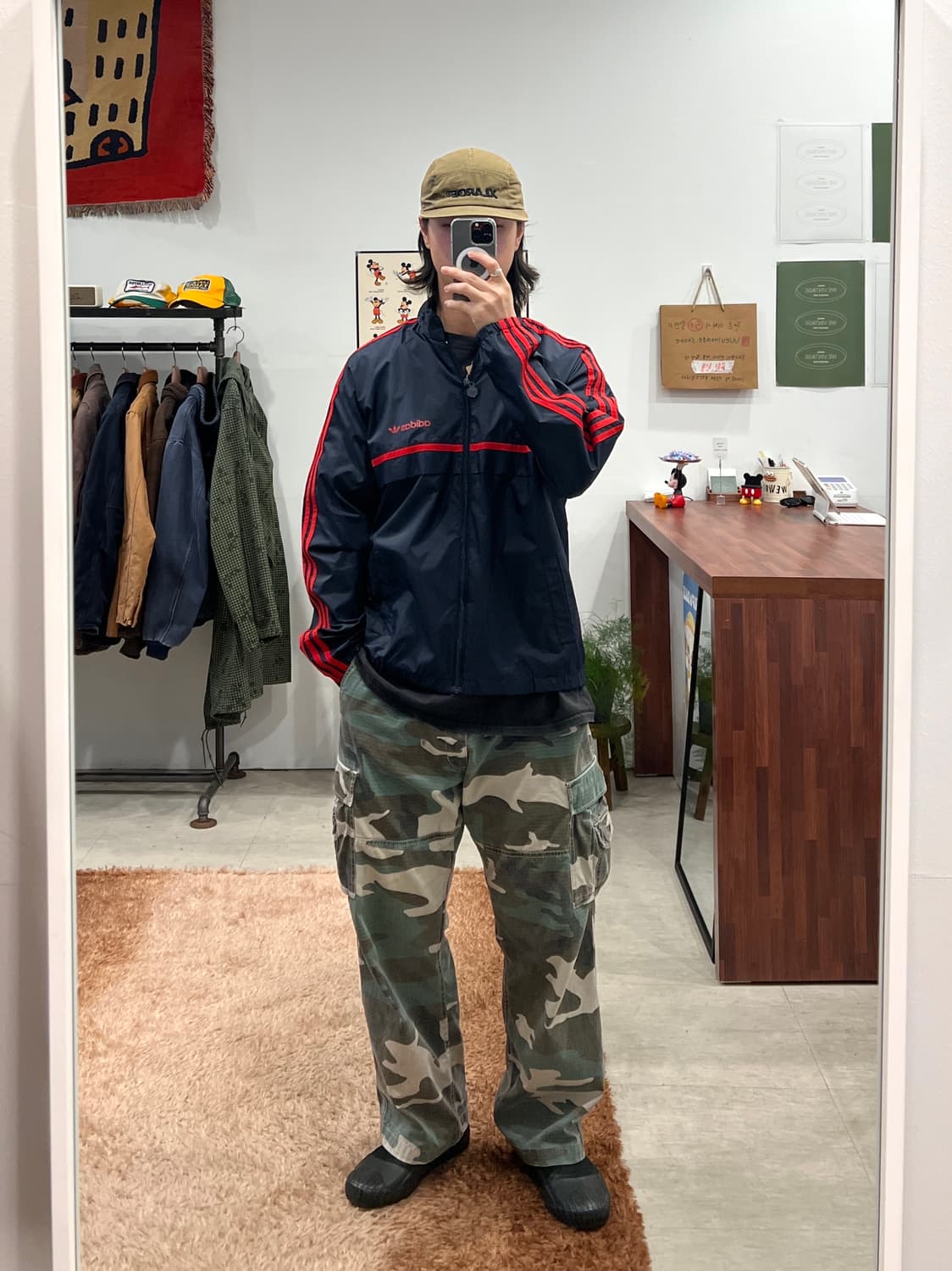 80s Adidas 아디다스 올드스쿨 후드 집업 자켓 상품이미지2