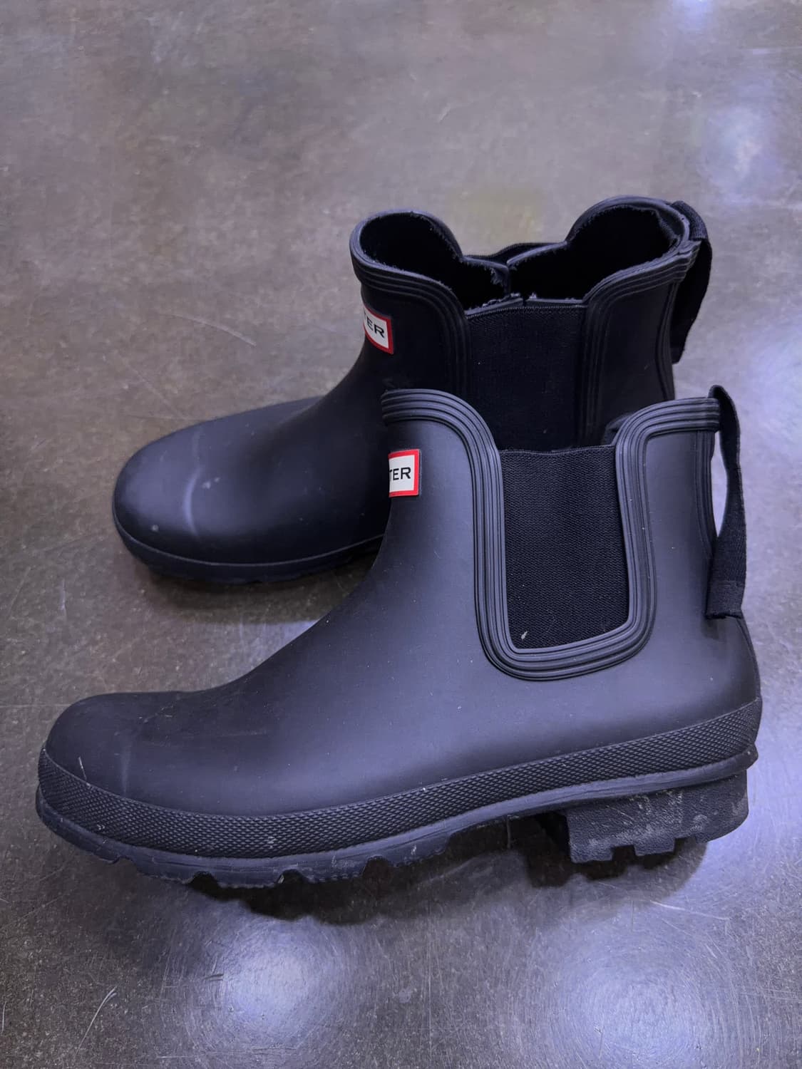 헌터 첼시 레인부츠 워커 블랙 280 상품이미지5