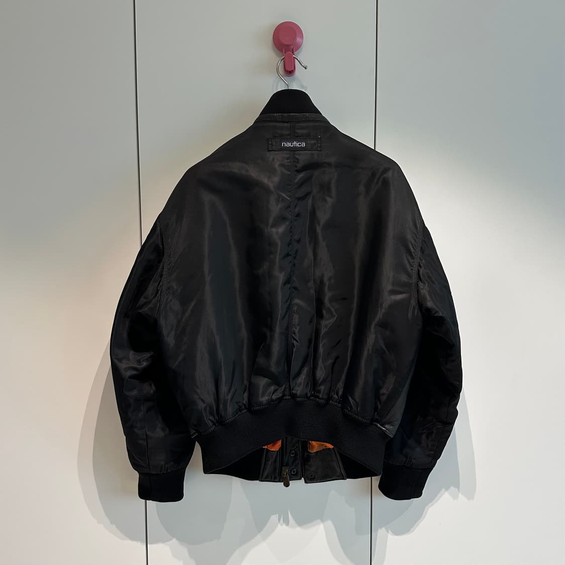 노티카 레더패널 봄버 상품이미지3