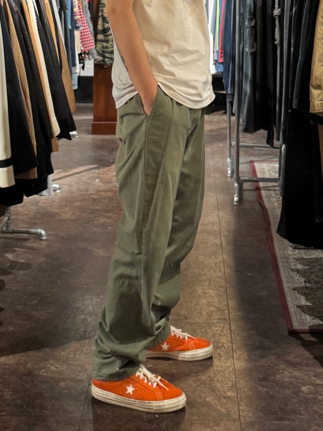 파타고니아 오가닉코튼 팬츠 카키 XL 상품이미지1