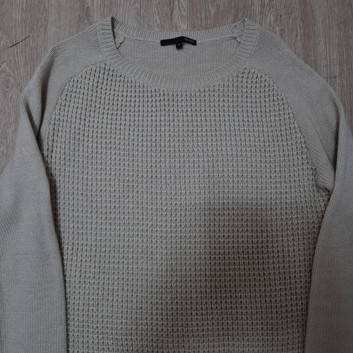 MIXXO 미쏘 여성 베이직 와플 니트 S(90) 상품이미지2