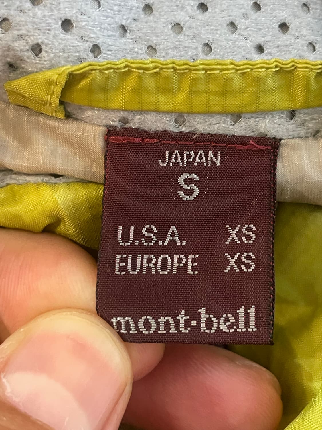 몽벨 패딩 S 상품이미지3