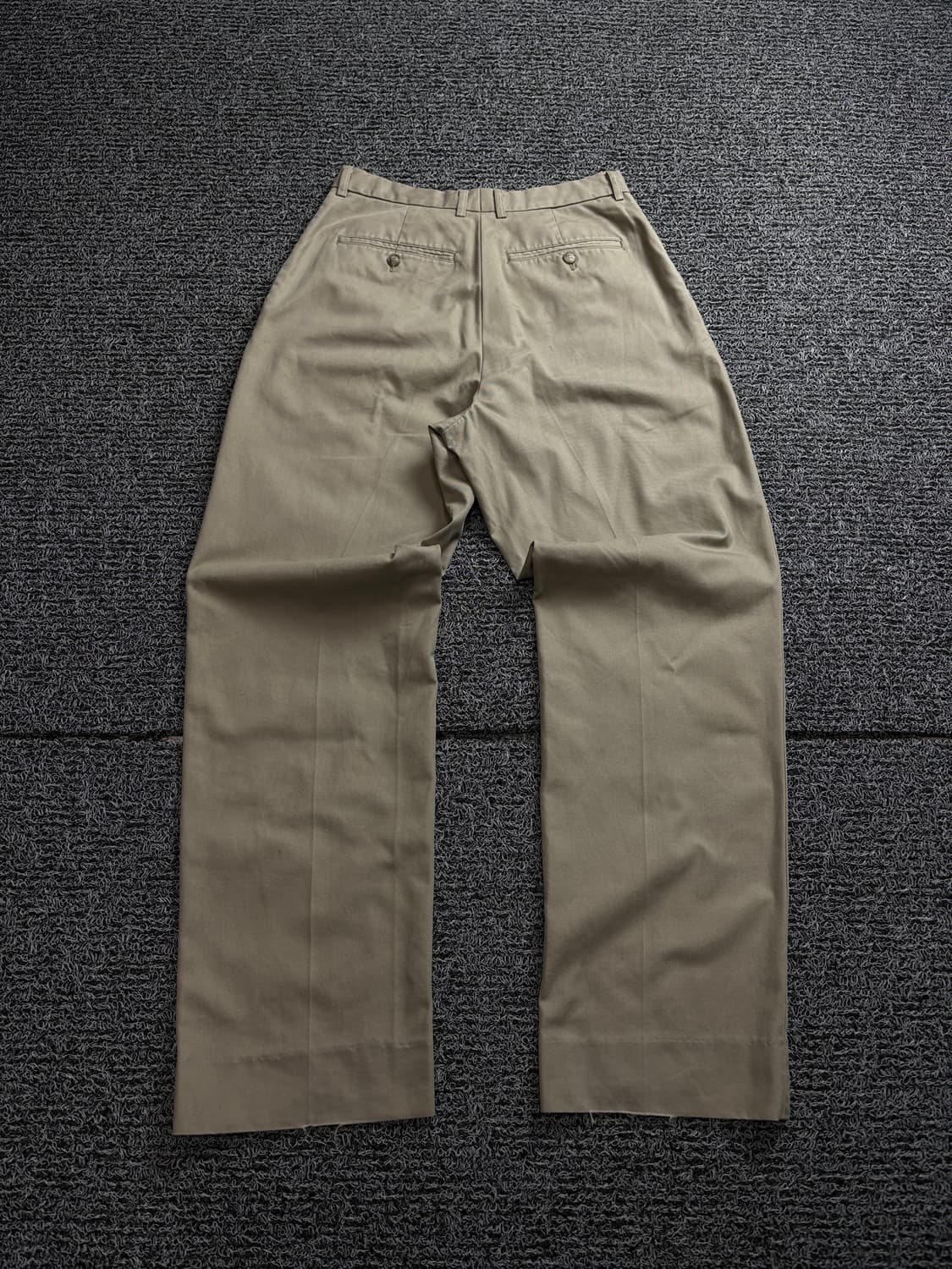 90s 입생로랑 아카이브 와이드핏 브라운 치노 팬츠 1762 상품이미지4