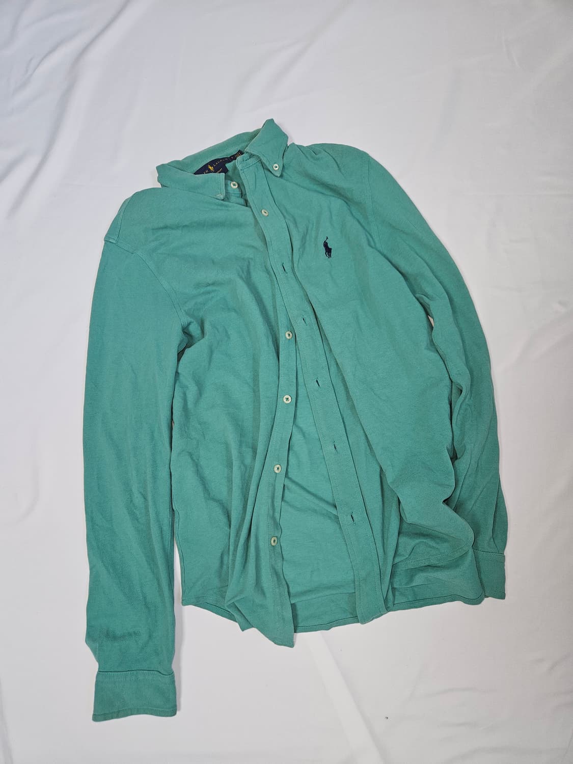 폴로 랄프로렌 신형 포니 코튼 스웻 셔츠 버튼 페더웨이트 메쉬 S 상품이미지8