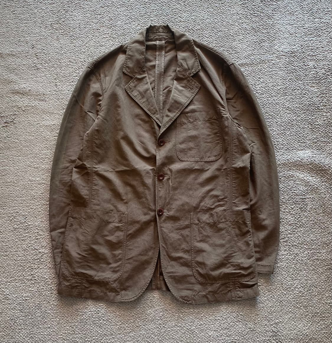 CP컴퍼니 코튼 린넨 3버튼 라이트웨이트 캐주얼 블레이저 상품이미지1