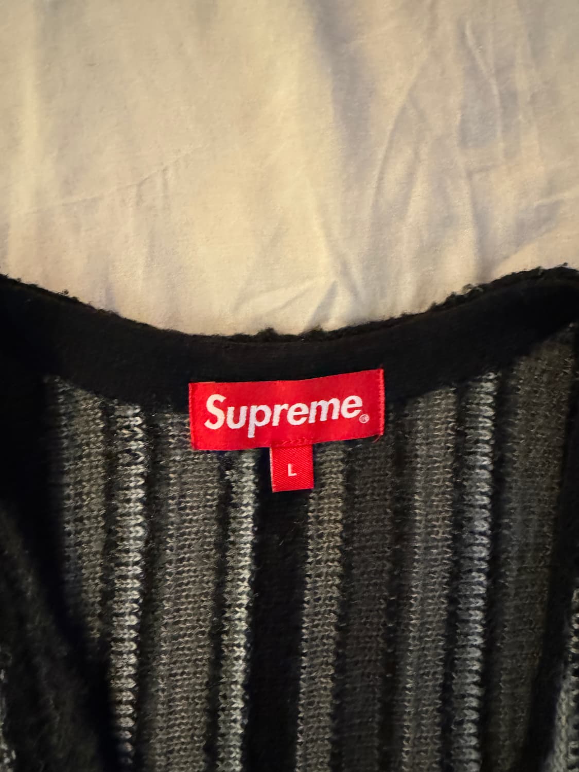 슈프림 스트라이프 스웨터 베스트 상품이미지4