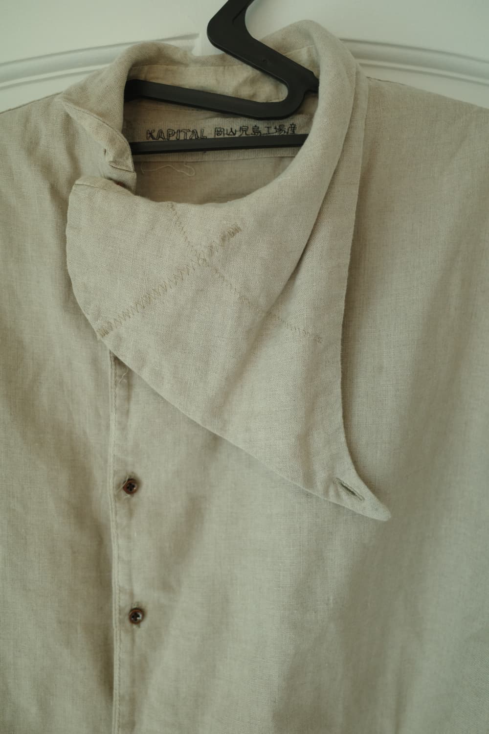 캐피탈 린넨 스카프 셔츠 상품이미지2