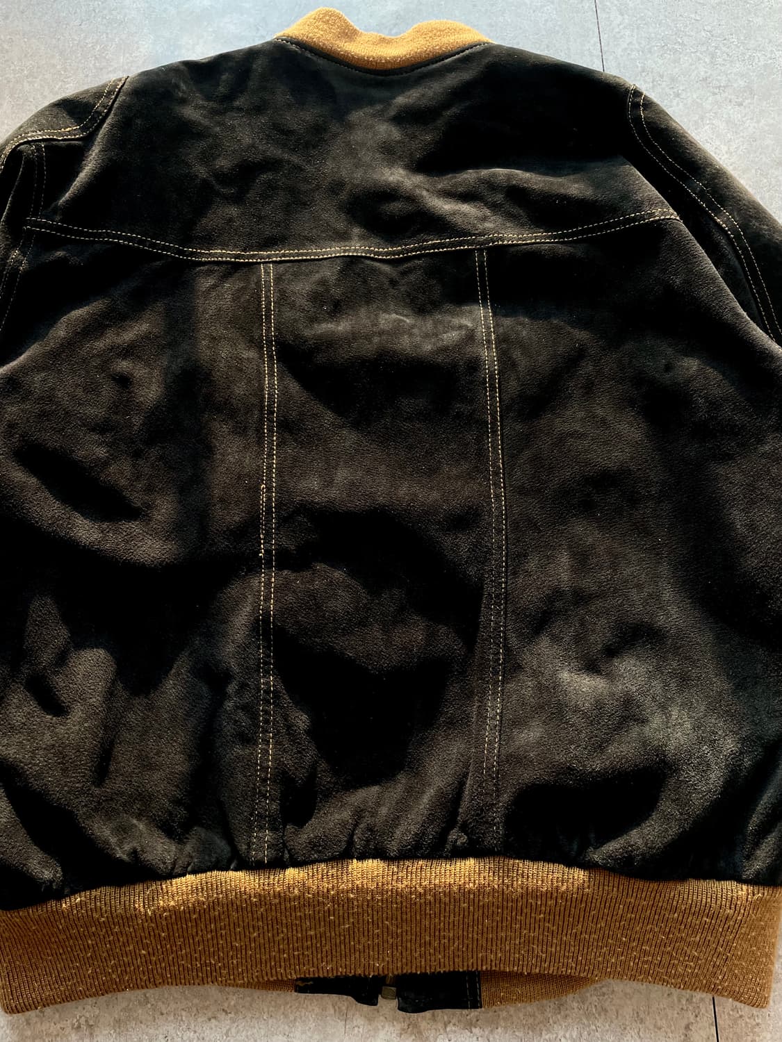 빈티지 스웨이드금장  봄버자켓 상품이미지9