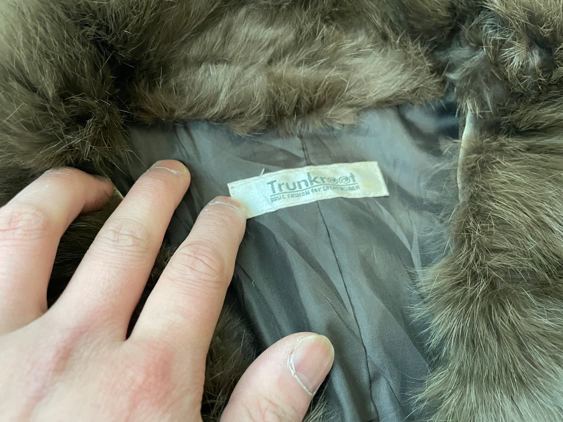 빈티지 퍼 트리밍 시어링 자켓 J03851 상품이미지4