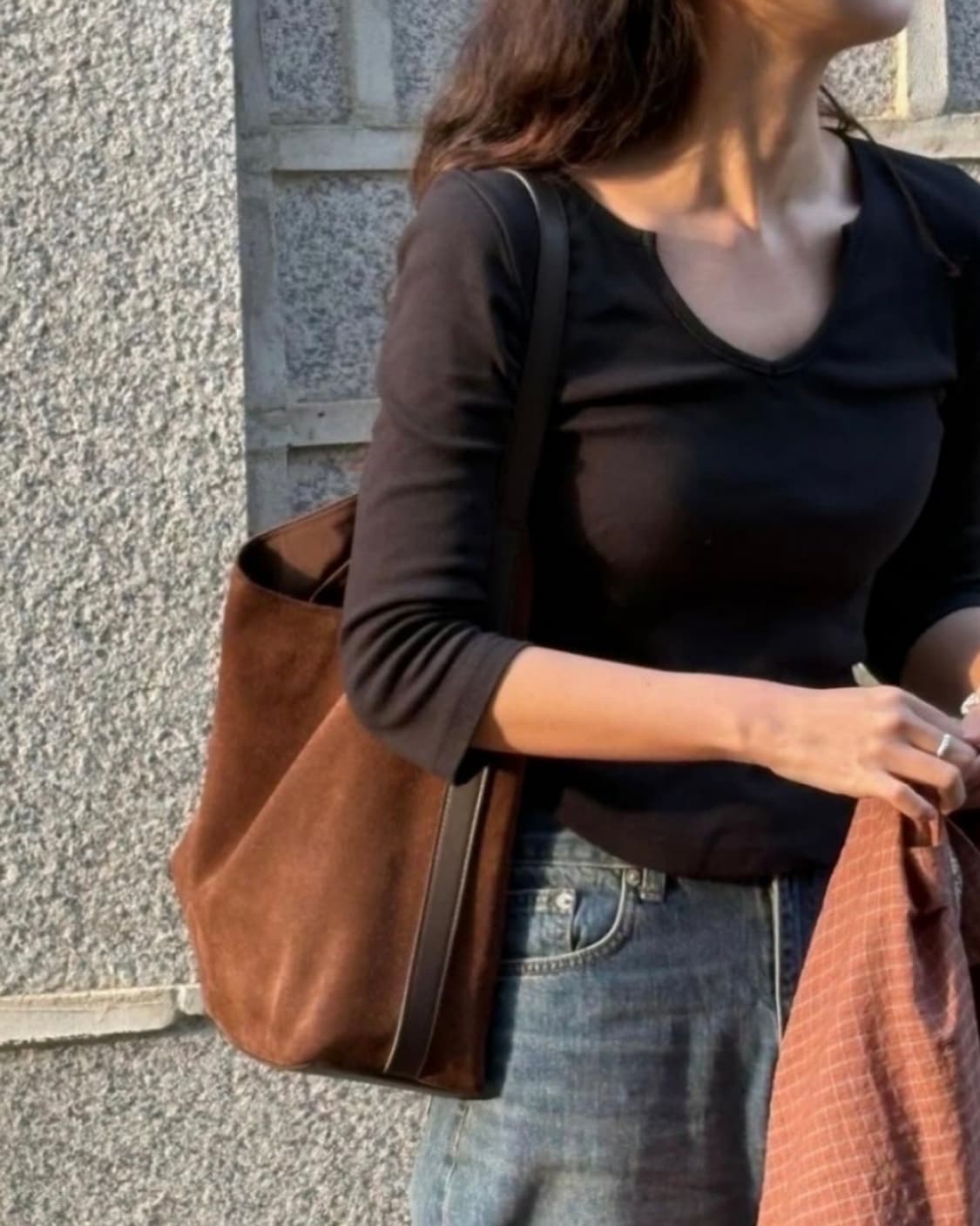 큐리티 브이넥 7부 티셔츠 상품이미지4