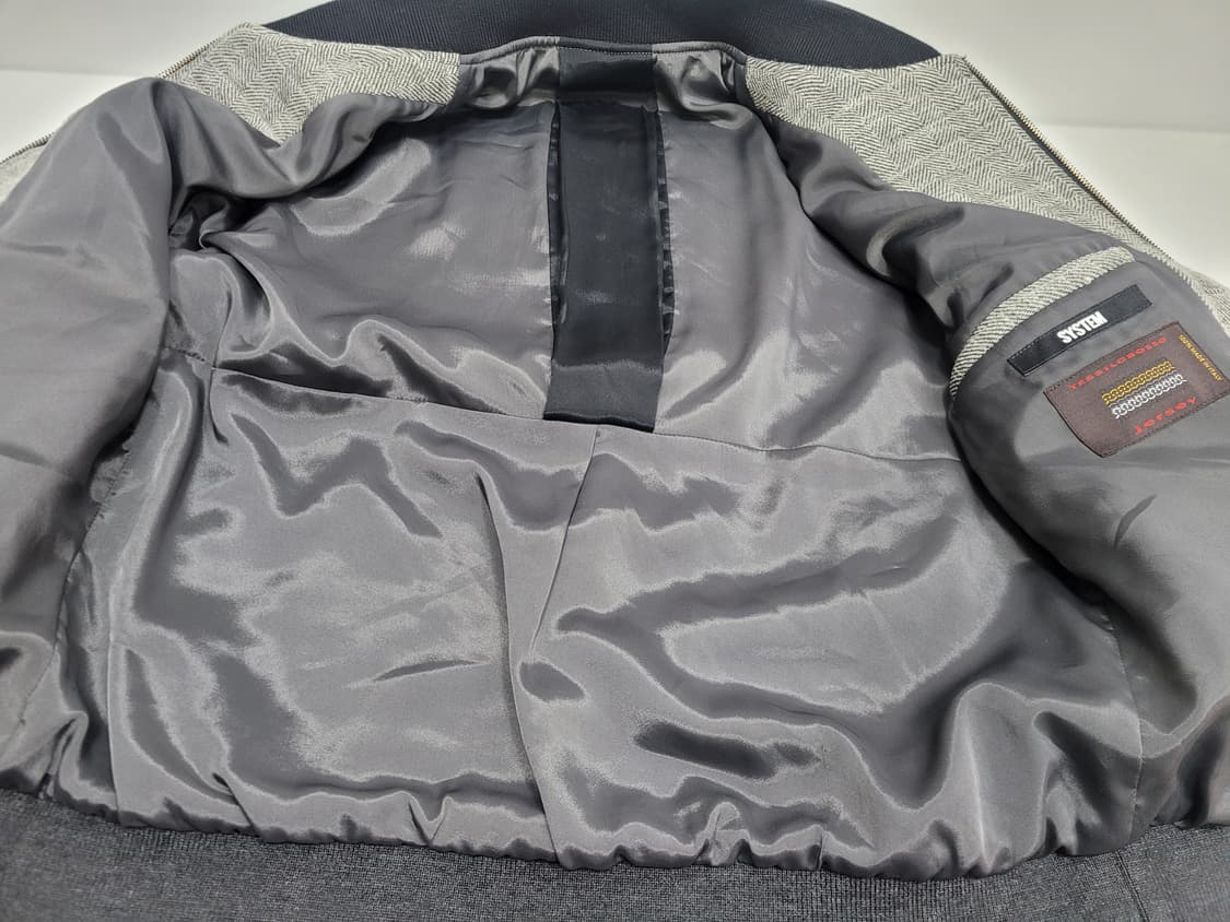 SYSTEM 한섬 시스템옴므 헤링본 블루종 점퍼 / 남 100
 상품이미지7