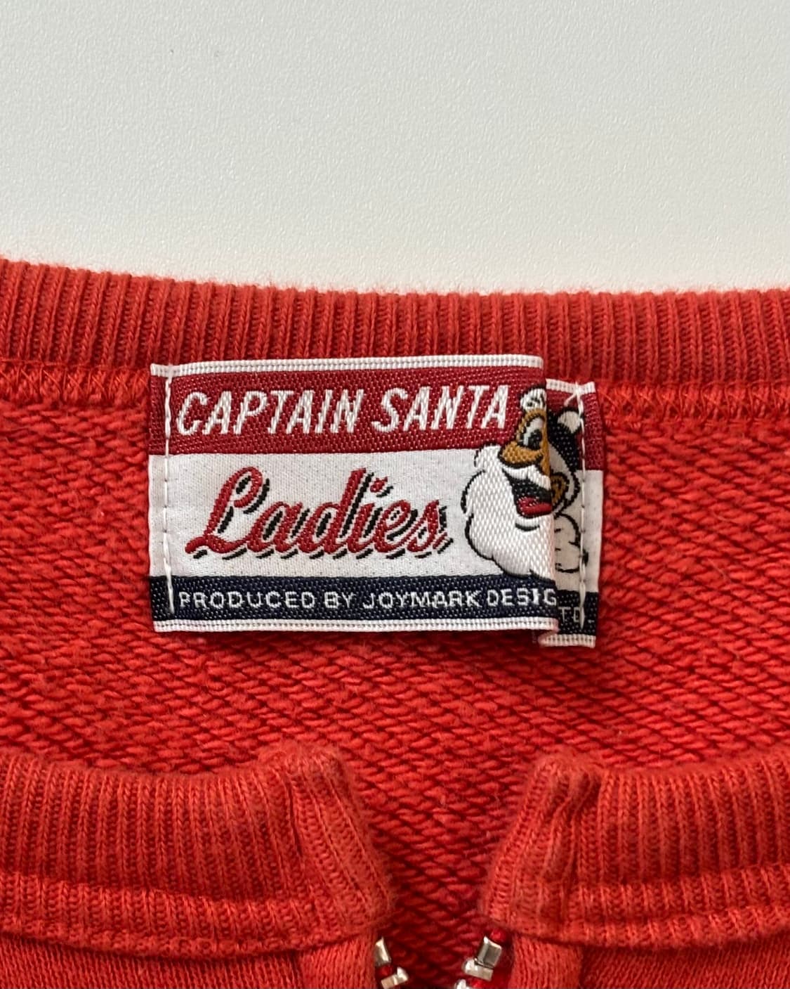Captain Santa 캡틴산타 오렌지 보트넥 코튼 집업 가디건   상품이미지9