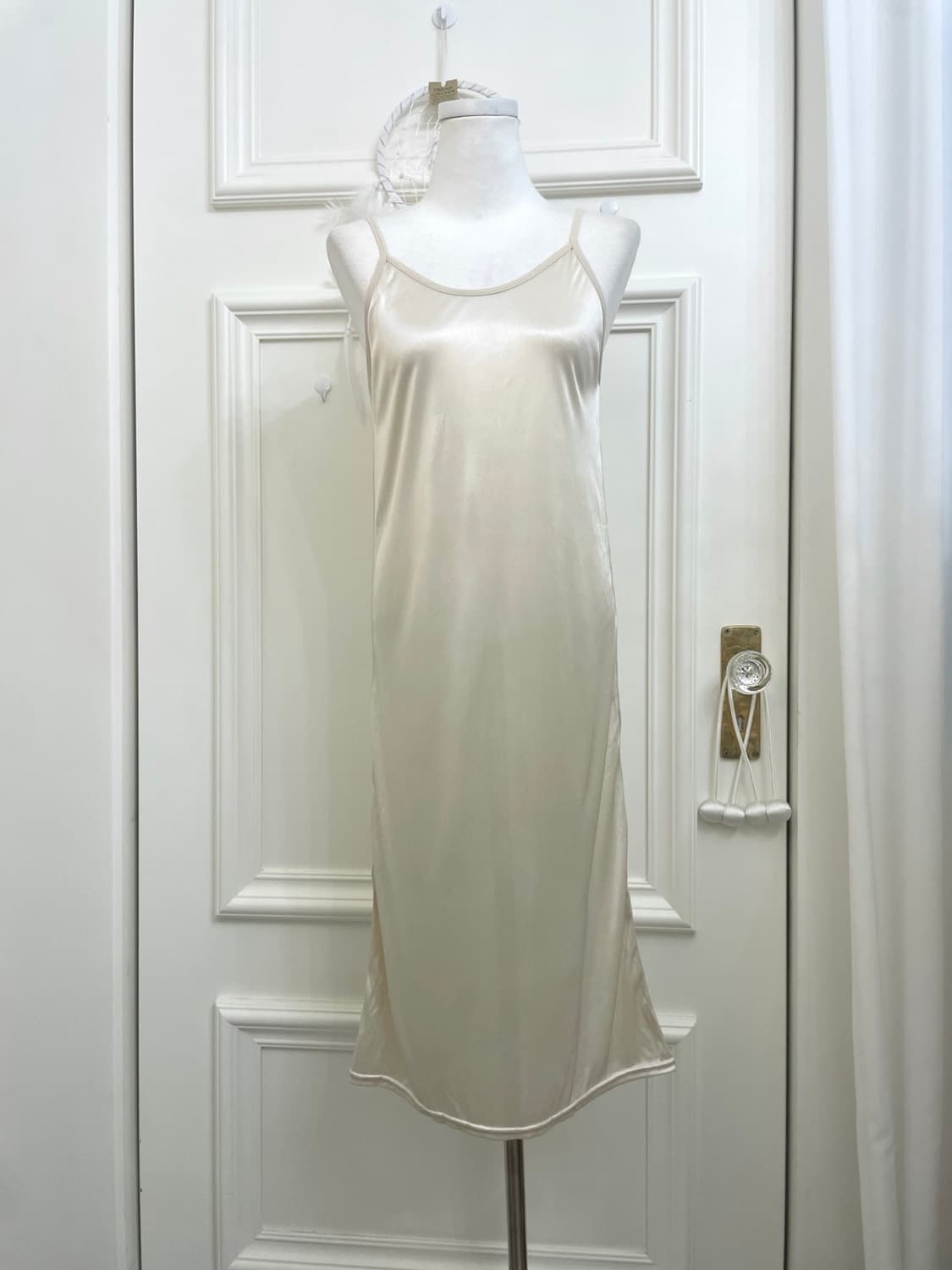 cream beige pearl point one-button cardi 상품이미지8