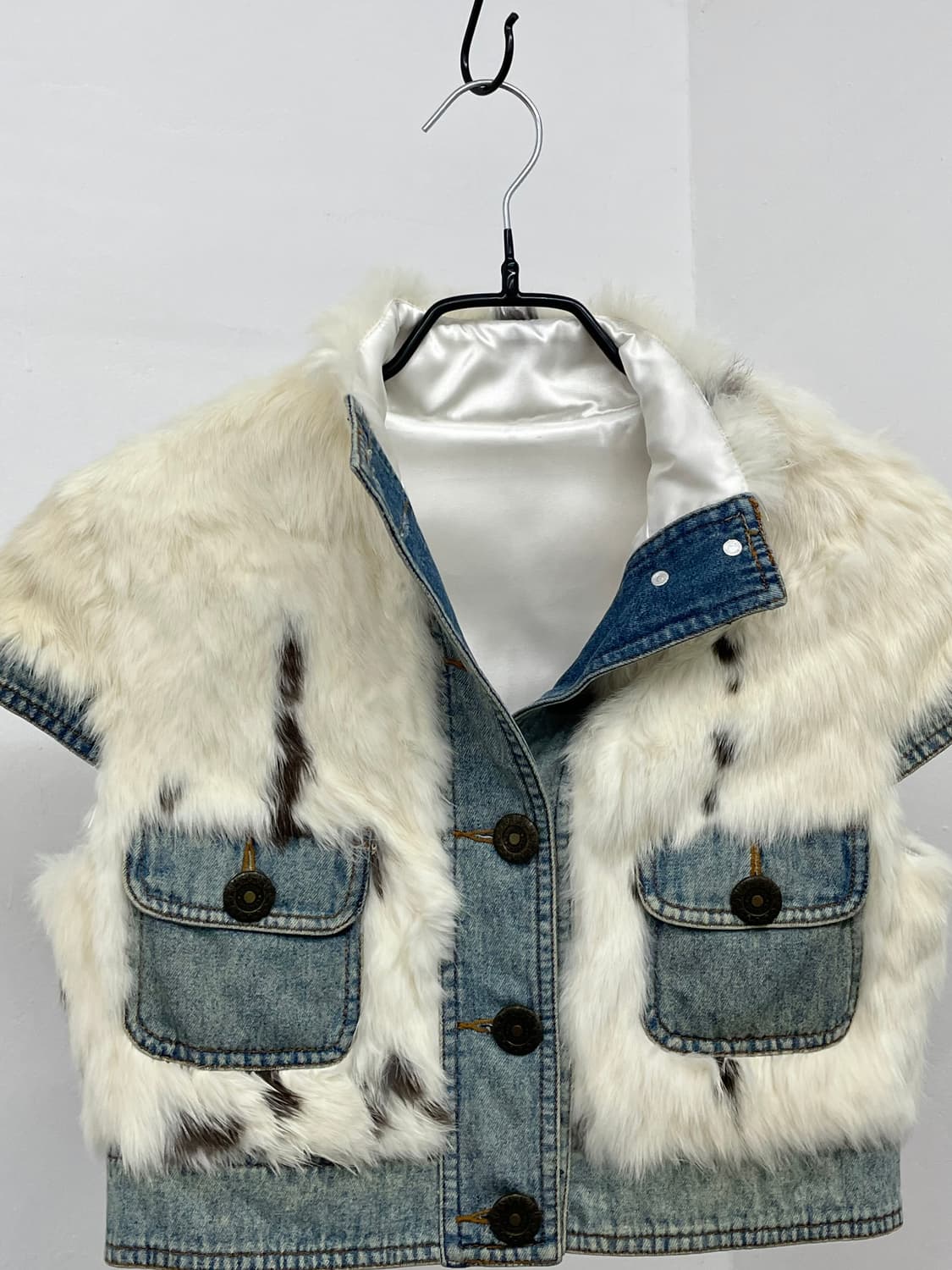 y2k 렉스 데님 하프 자켓 상품이미지6