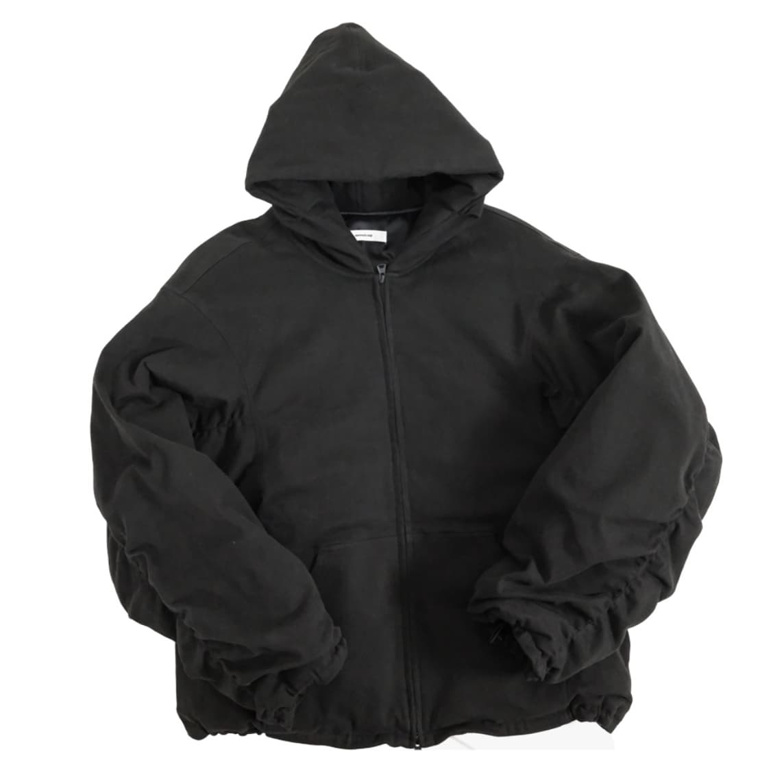 [2] 논노드 몰스킨 셔링 봄버 블랙 상품이미지1