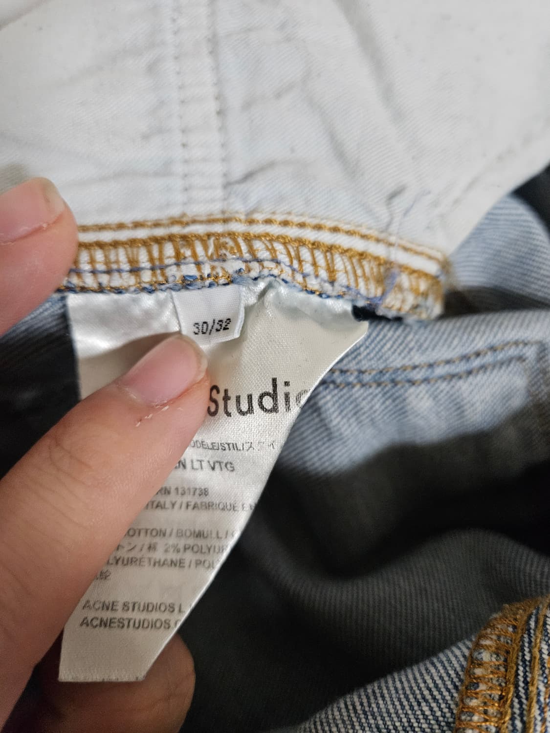 아크네 스튜디오 MAX CLEAN LT VTG 데님 30/32 상품이미지6