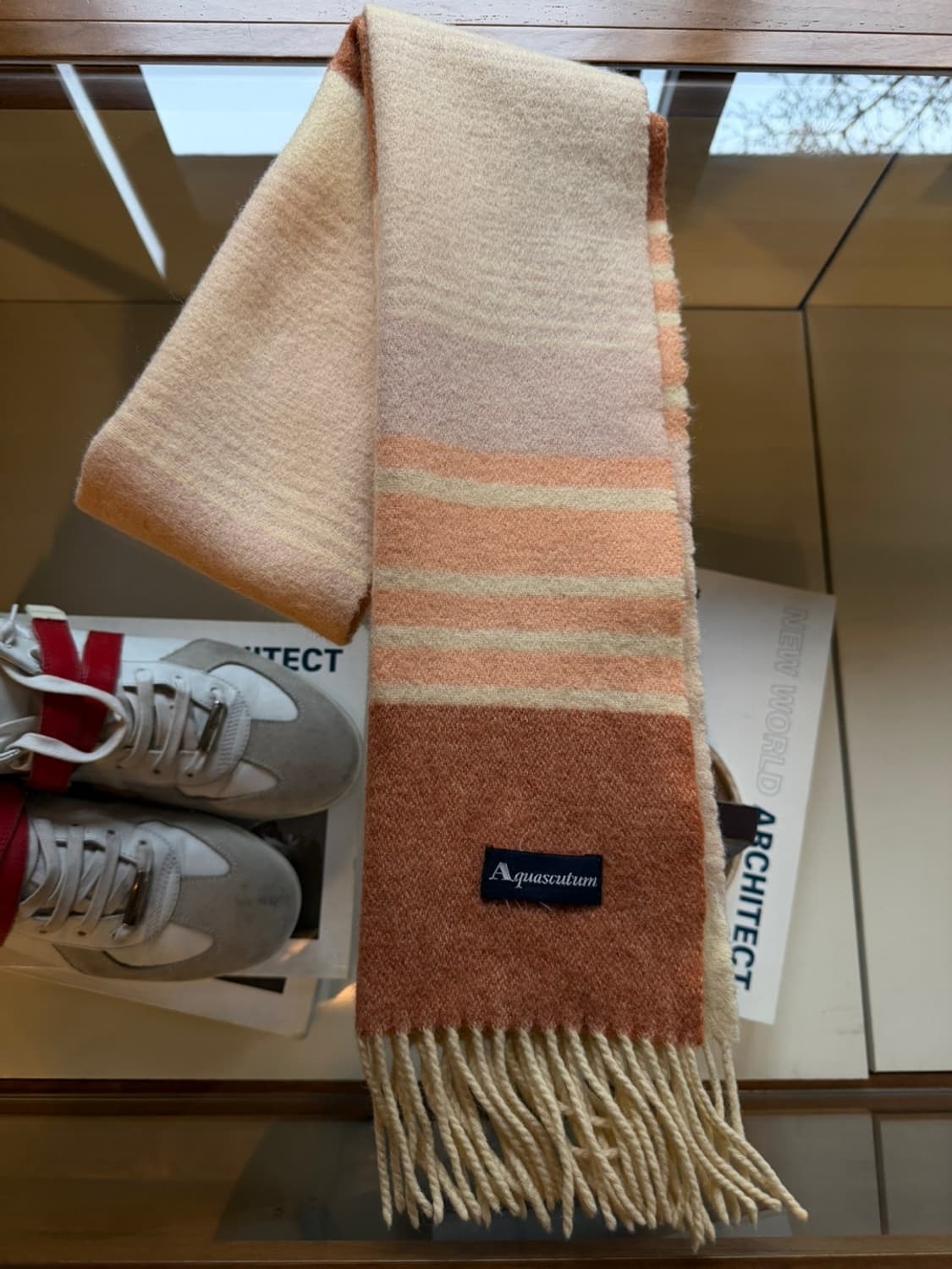 아쿠아스큐텀 램스울 머플러 상품이미지1