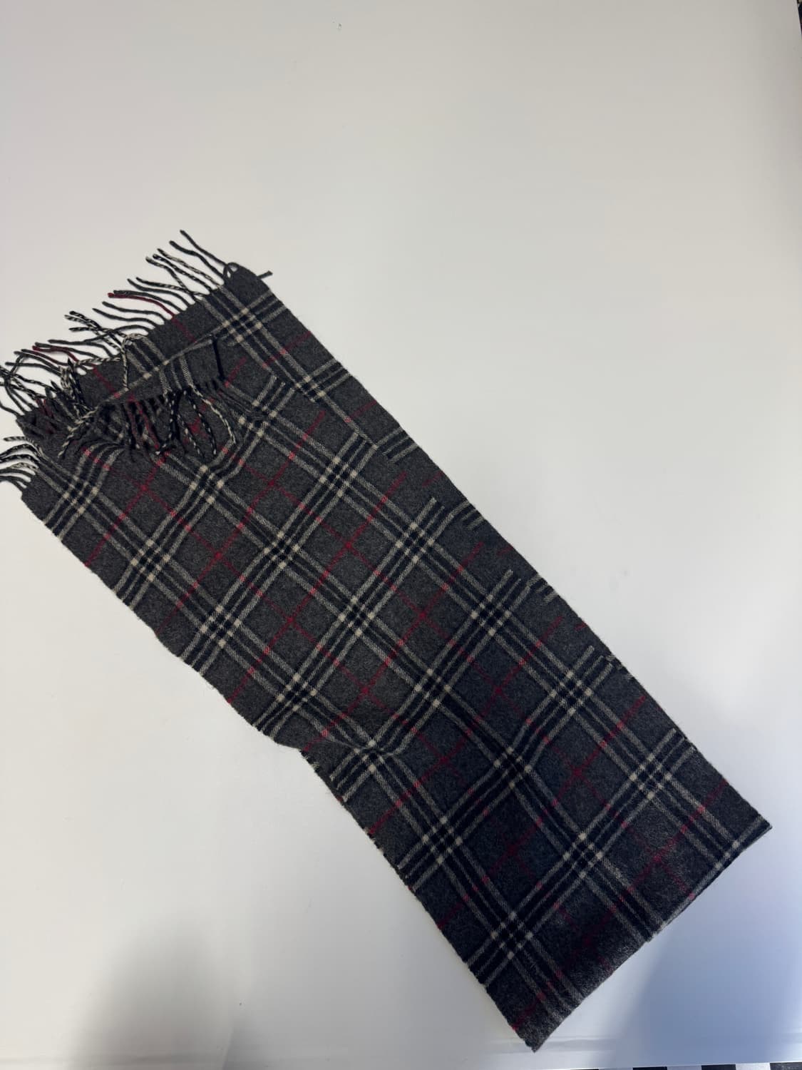 버버리 런던 커스텀 체크 울 머플러 상품이미지4