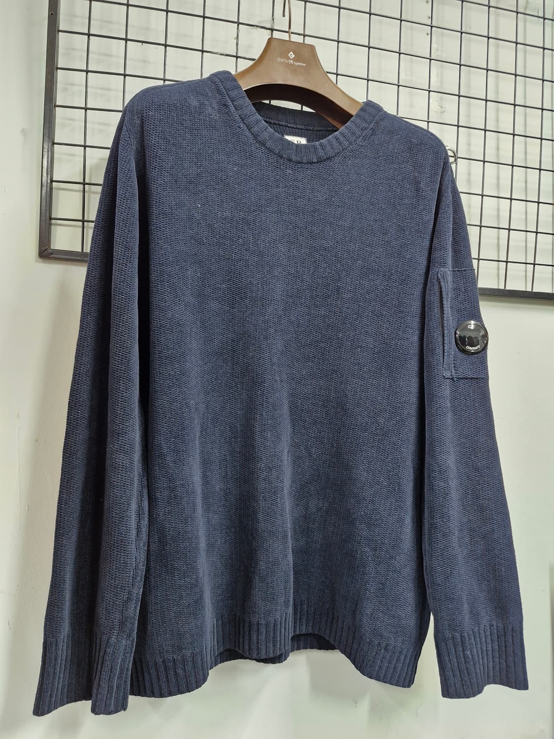 110XXL CP컴퍼니 네이비 렌즈와펜 니트 스웨터  상품이미지2