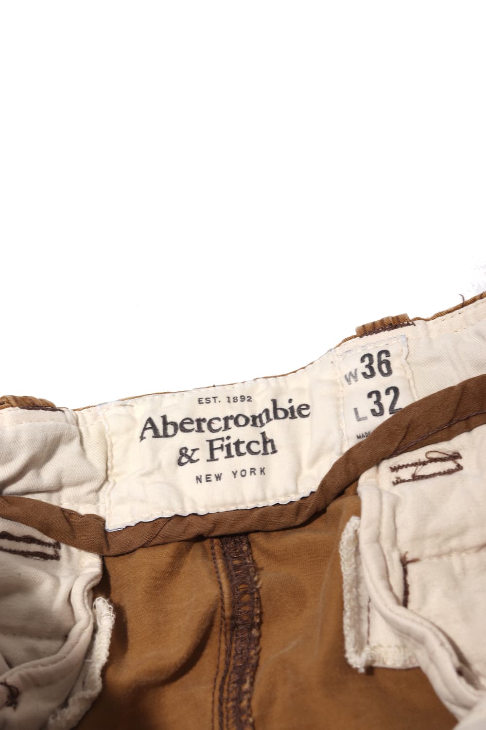 ABERCROMBIE 워싱 코튼 카고 팬츠 size 36 상품이미지4