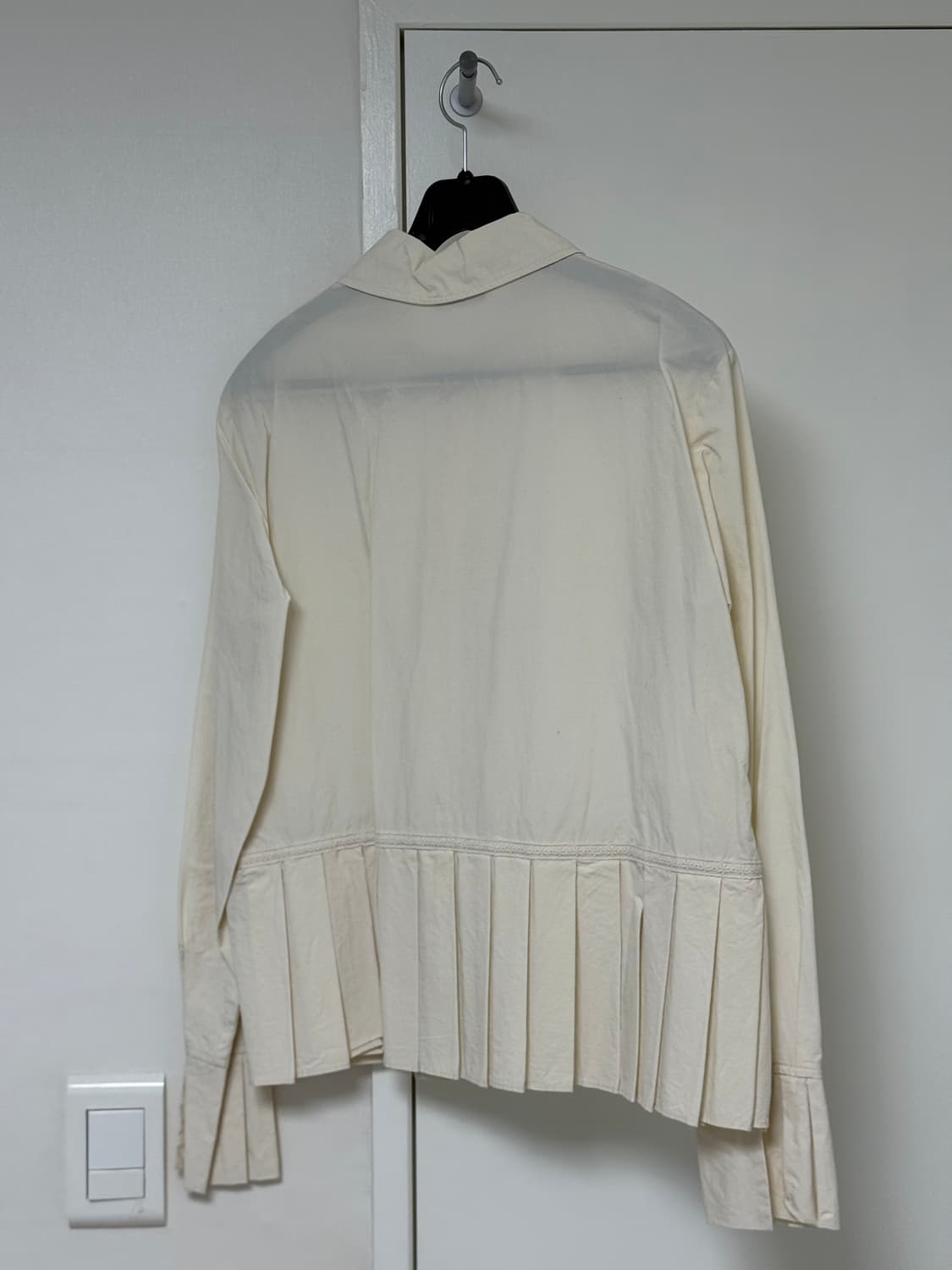 아우로 셔츠 블라우스 PLEATS LACE SHIRTS 상품이미지2