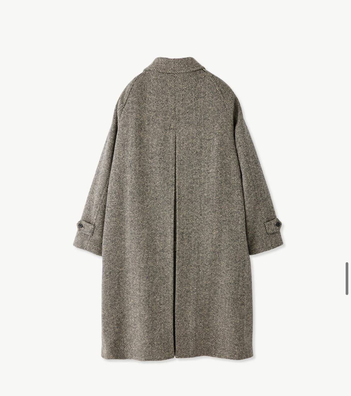 제로라운지 25FW Magee 마지 원단 도네갈 헤링본 발마칸 코트 L 상품이미지10