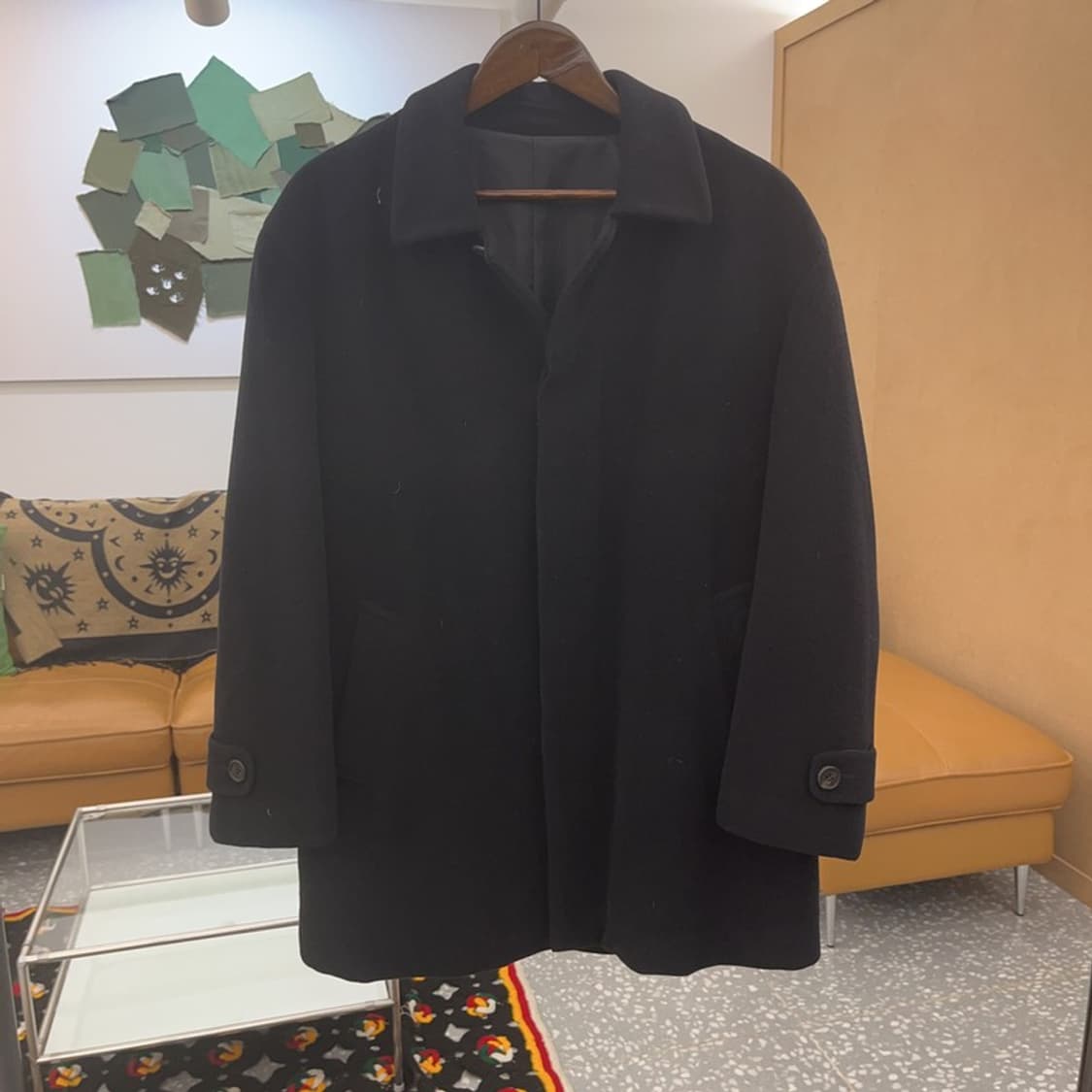 입생로랑 베이직 시크 모던룩 미디 울 코트 100 C07213 상품이미지3