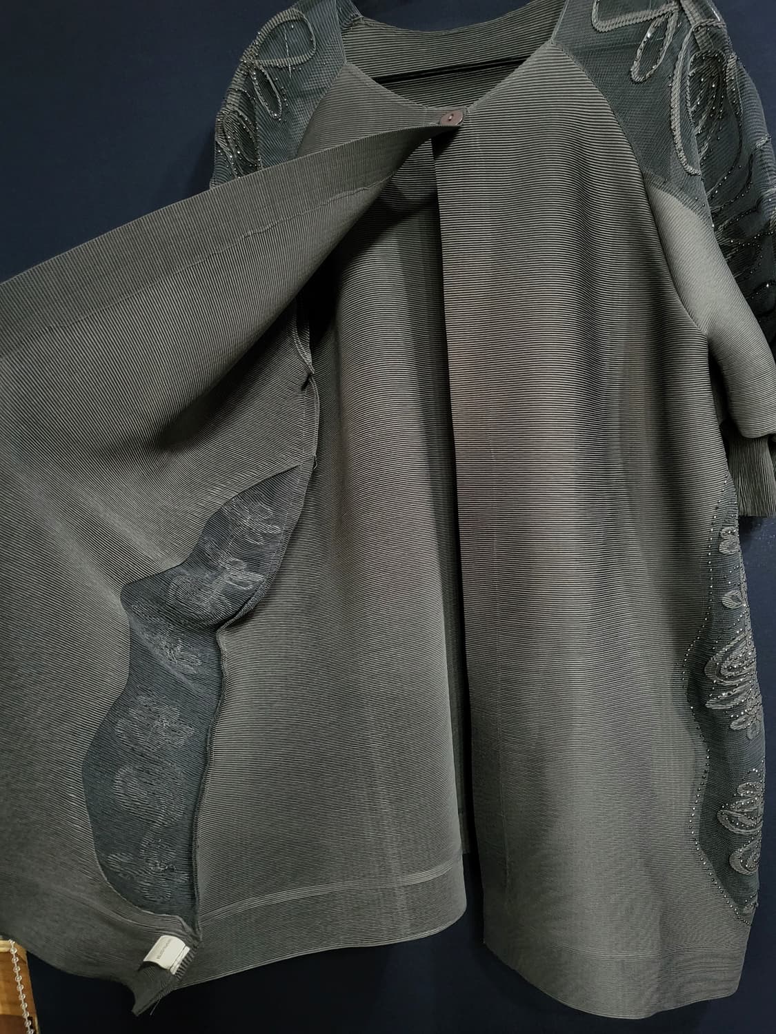 플리츠 큐빅 가디건 상품이미지4