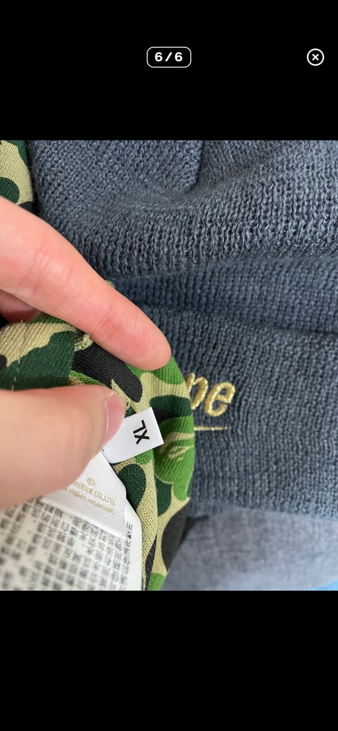 베이프 리버시블 후드집업 상품이미지5