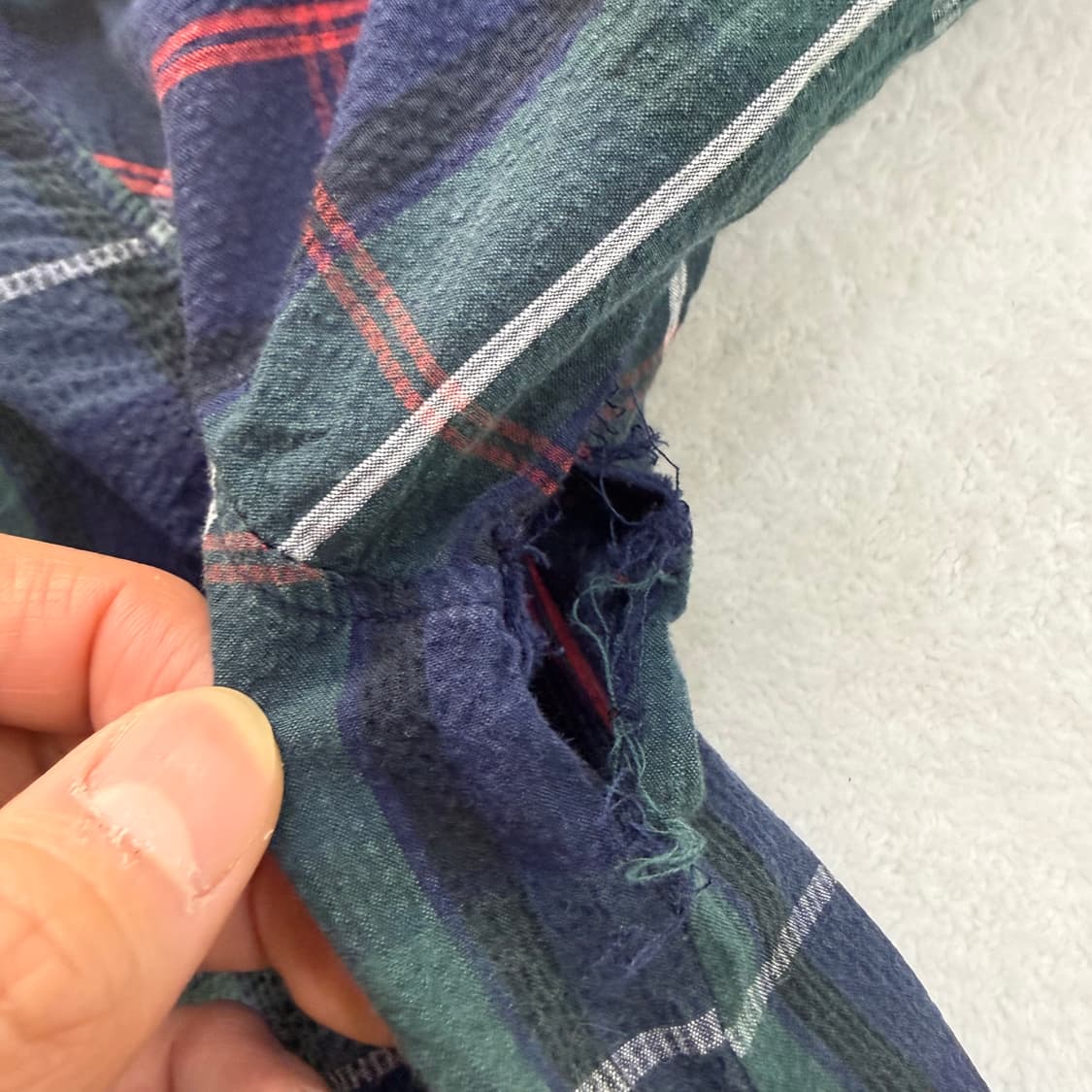 165 빈폴 키즈 여성 체크패턴 바람막이 0313T 상품이미지5