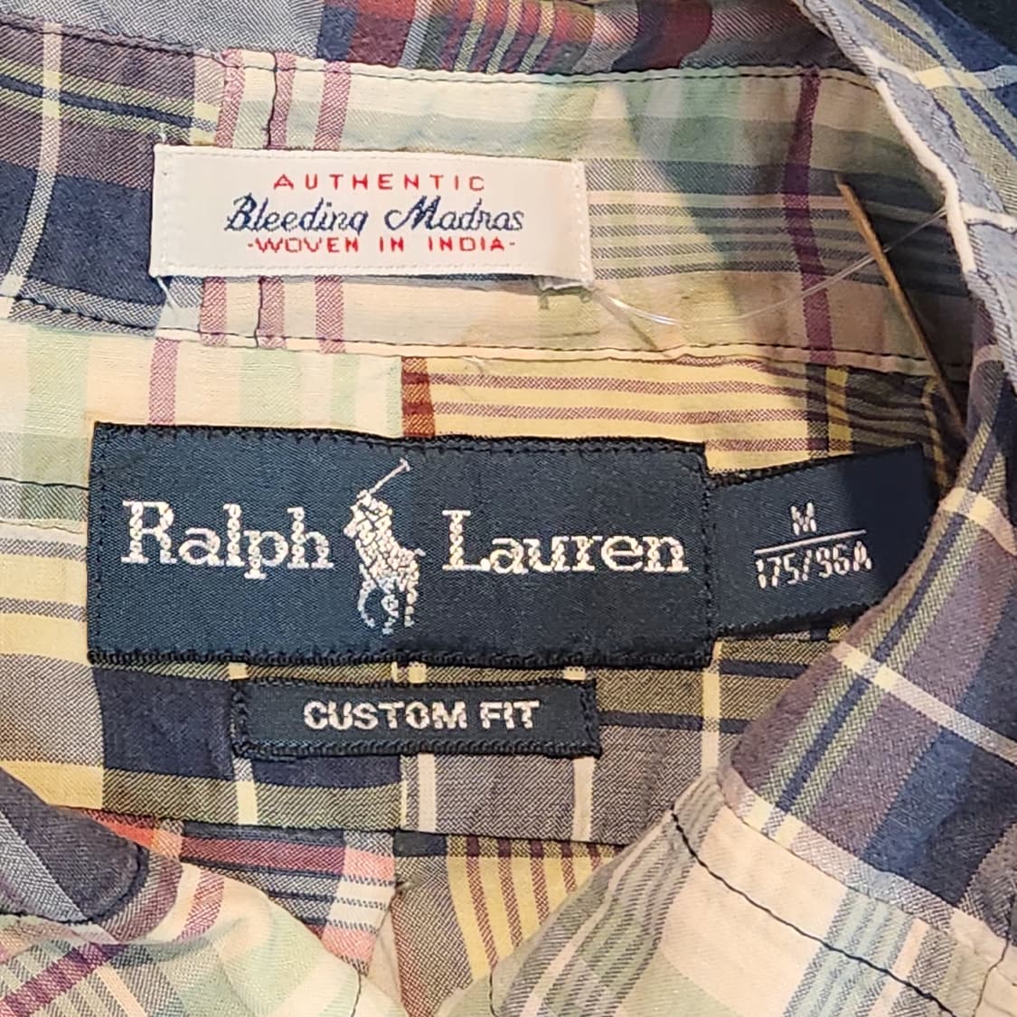 폴로 랄프로렌 패치워크 반팔 셔츠 (M) 상품이미지3