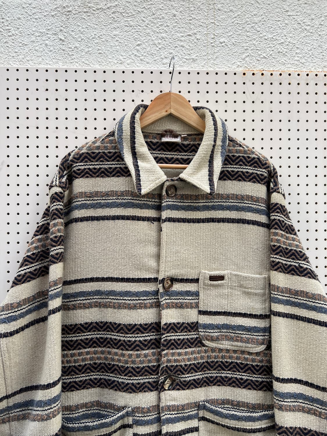 1990s THE TRADER JEANS COMPANY 에스닉울자켓 상품이미지4