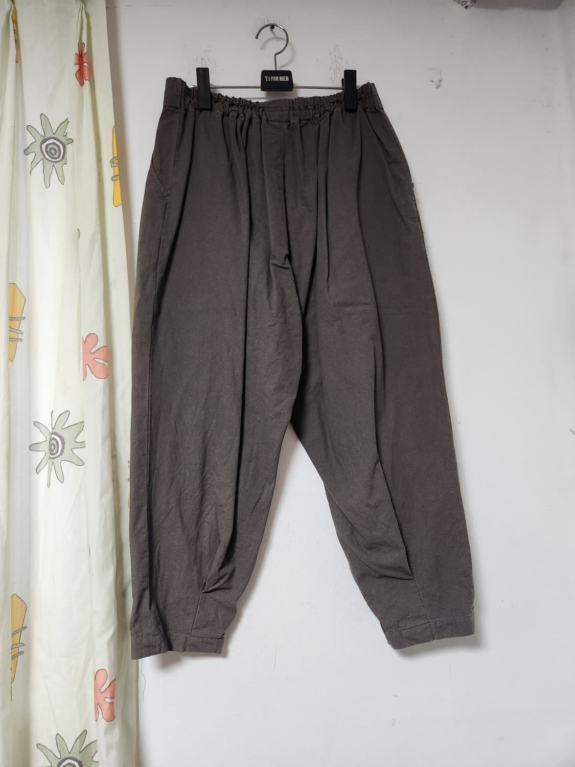 개량한복  카키색 끈 조거 팬츠 F(32) 상품이미지2