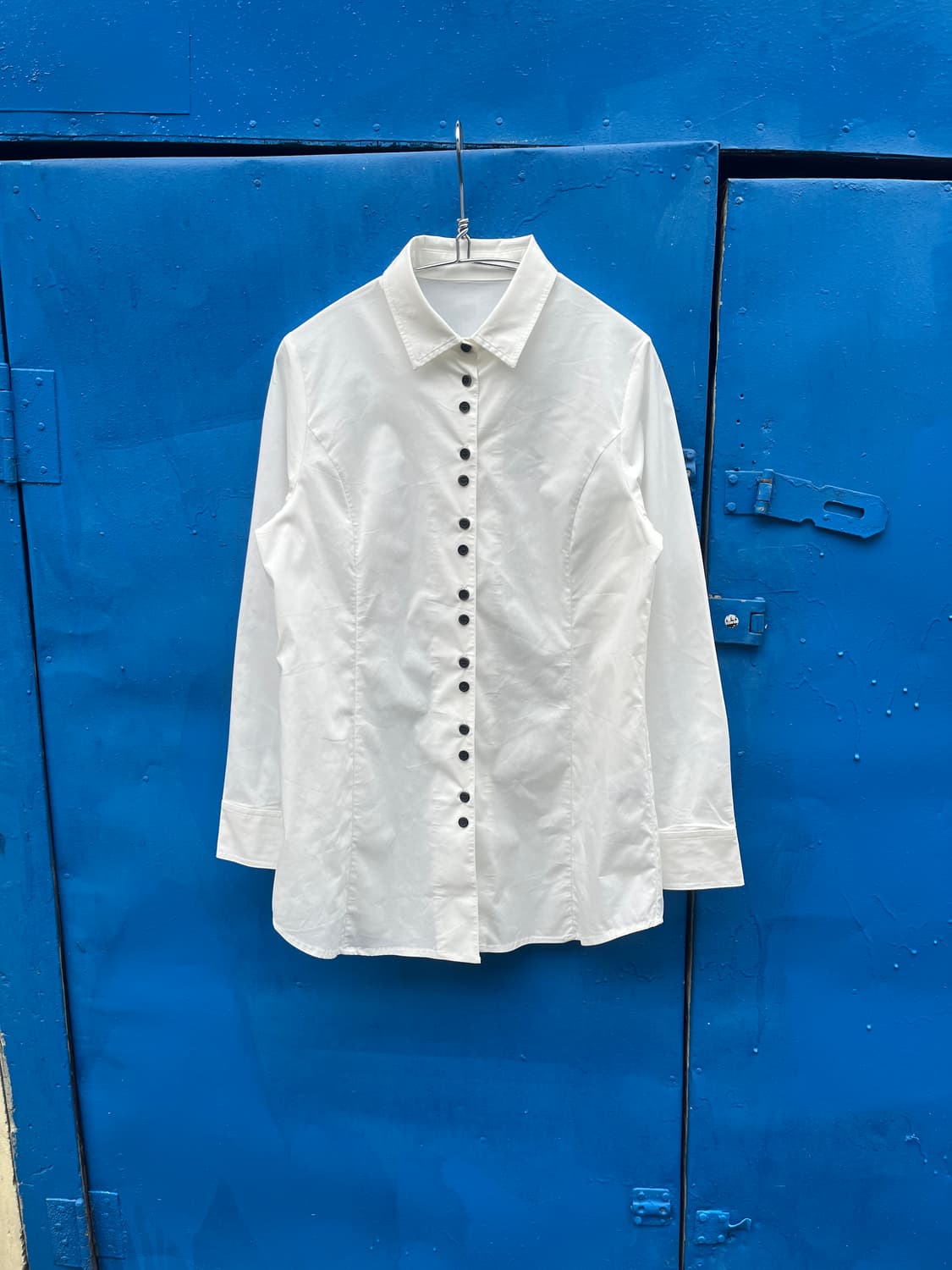 Vintage 화이트 버튼업 셔츠  상품이미지2