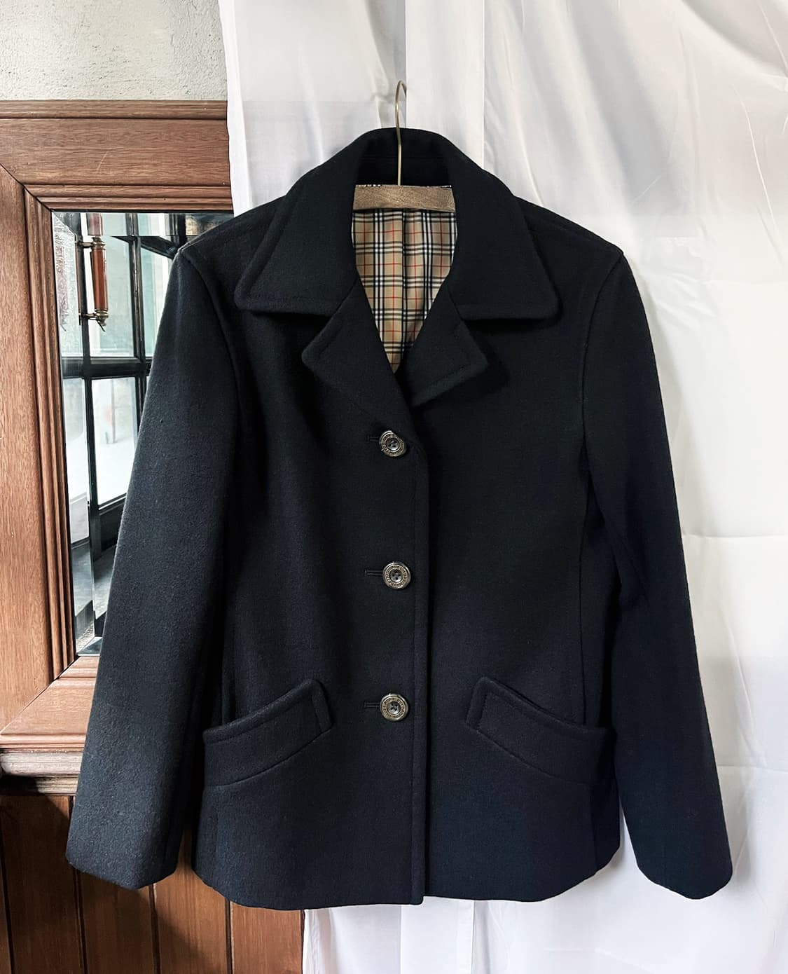 BURBERY blue label wool coat 상품이미지7