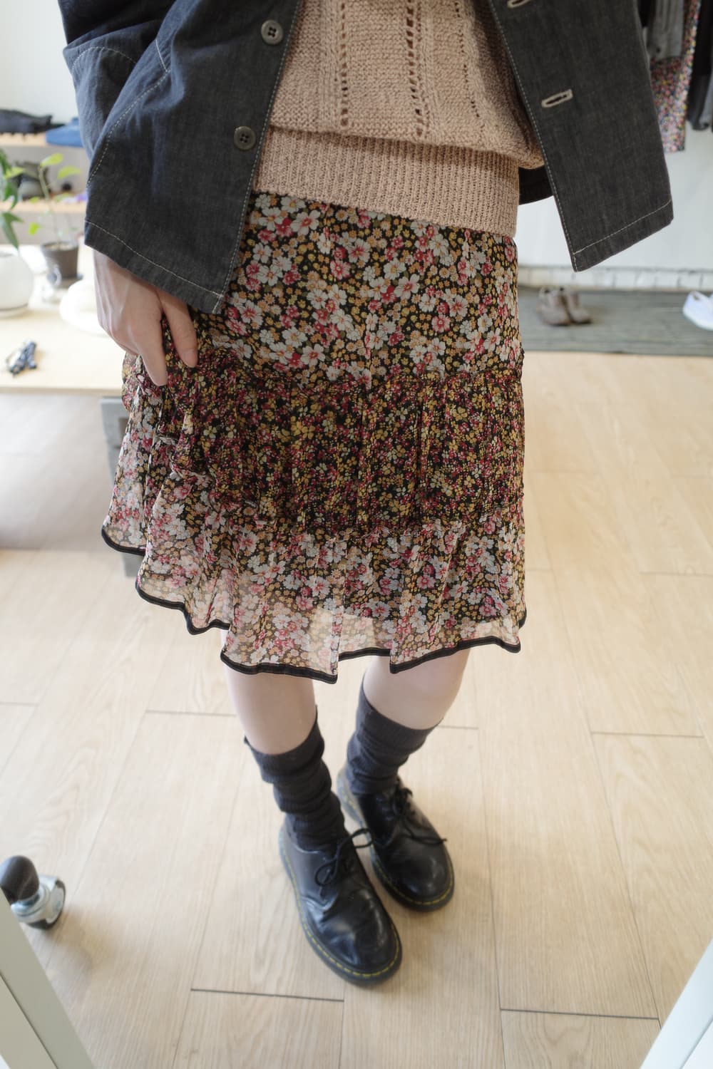 꽃 캉캉 스커트 상품이미지2