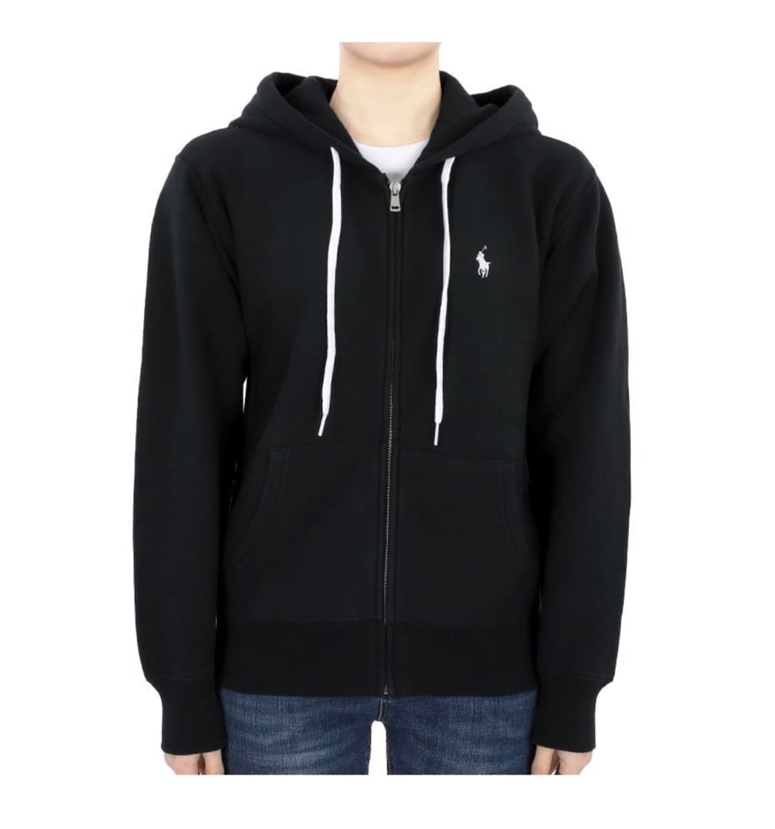 폴로 집업 후드 후드 상품이미지1