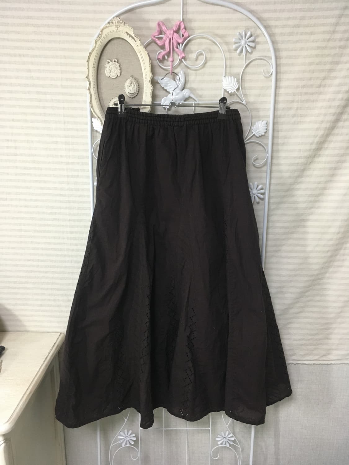 jpn vintage deep purple brown punchingsk 상품이미지7