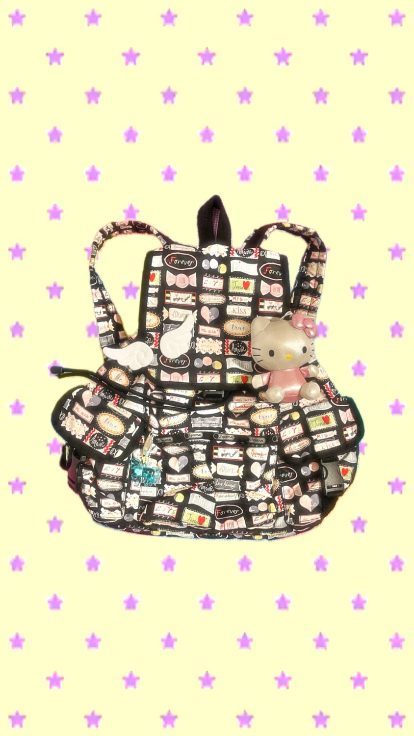 레스포삭 레터링 백팩 🎶 상품이미지1