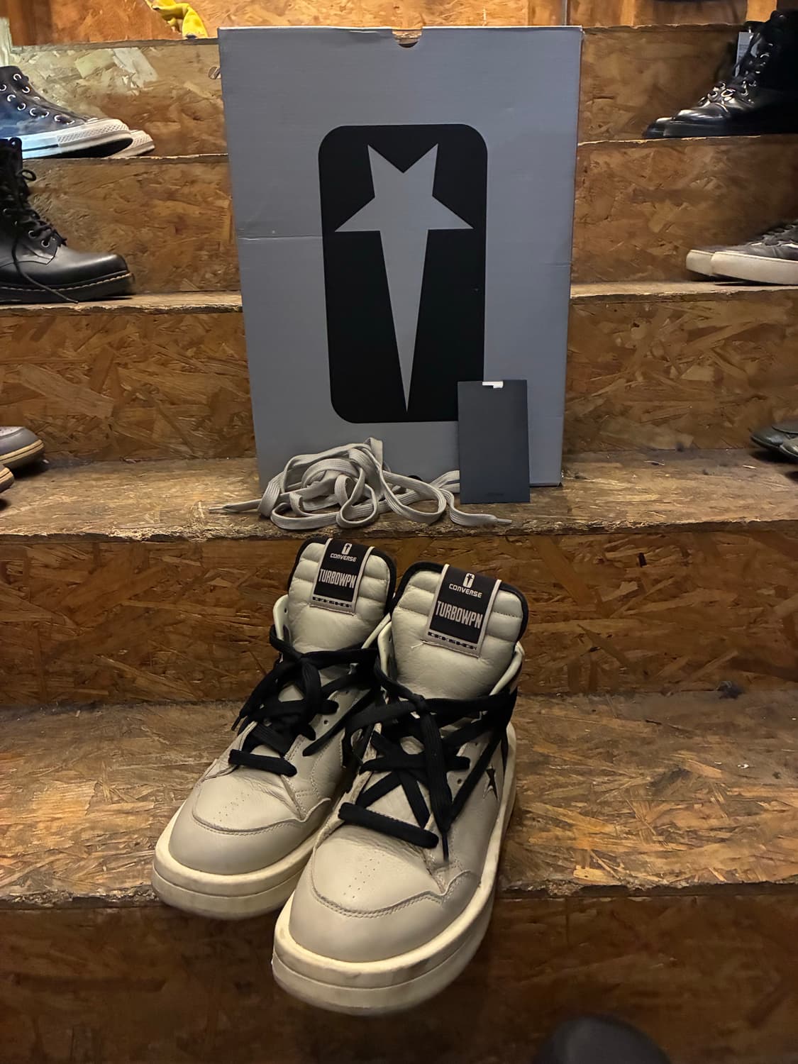 Rick Owens 컨버스 x 릭오웬스 터보웨폰 펠리 상품이미지9