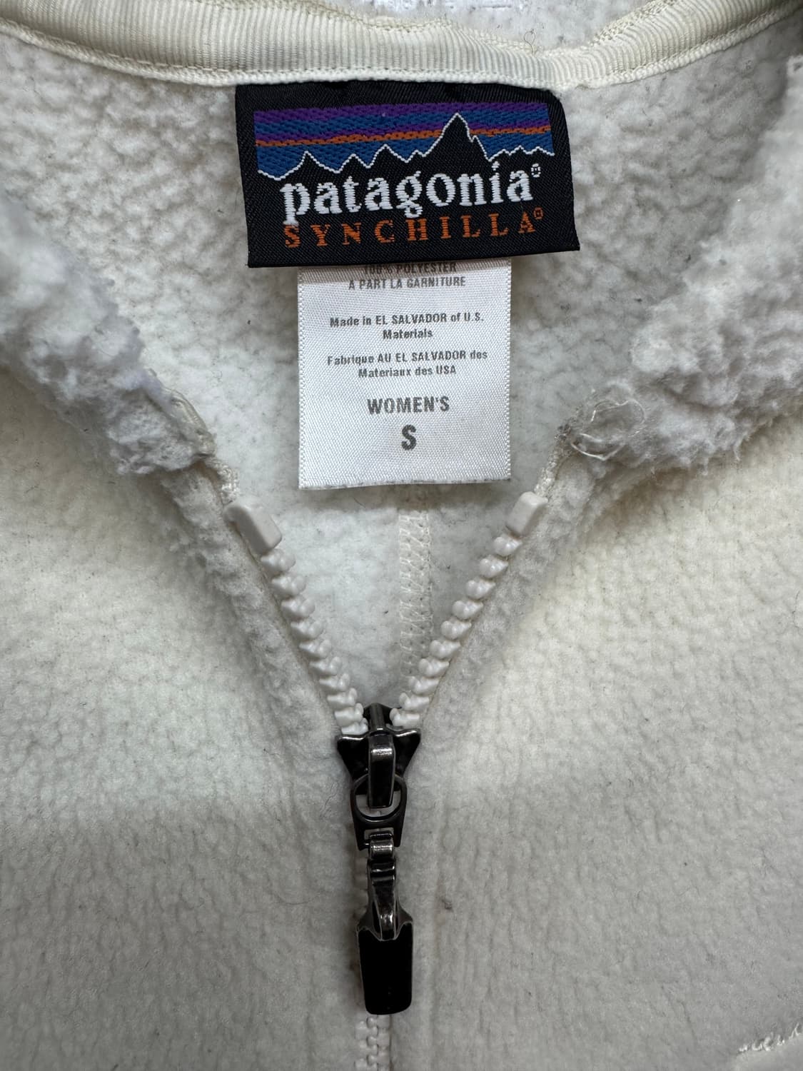 파타고니아 신칠라 로고 후리스 후드집업 S(S~M) 상품이미지6