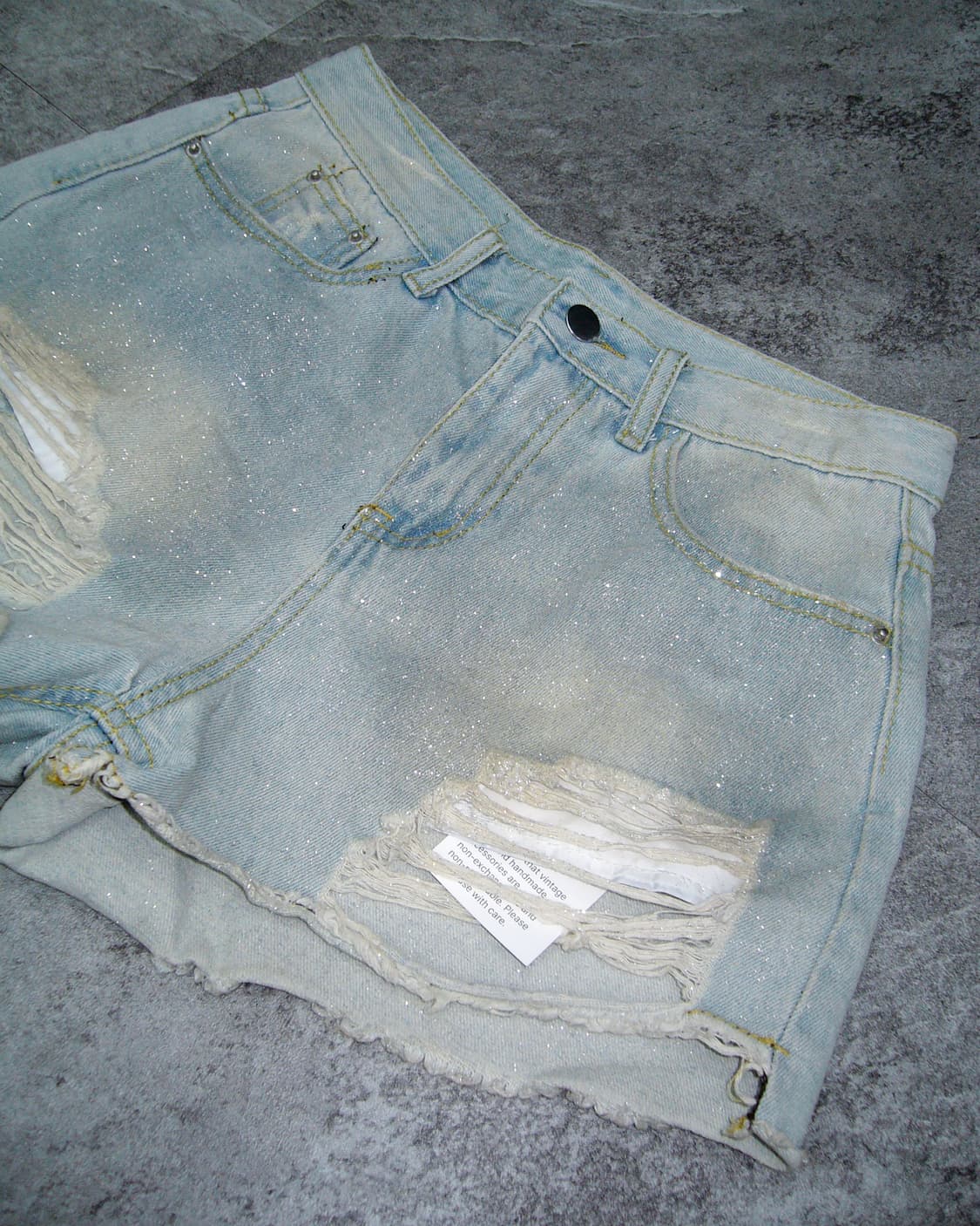 YIXIANMEI Short Denim 상품이미지3