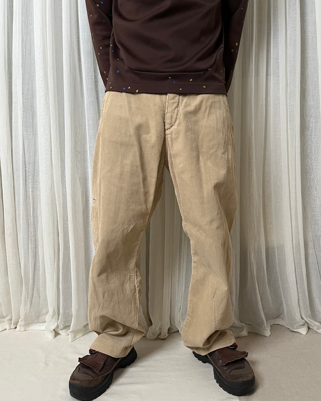 꼼데가르송 옴므 코듀로이 입체패턴 팬츠 Comme des garcons 상품이미지1