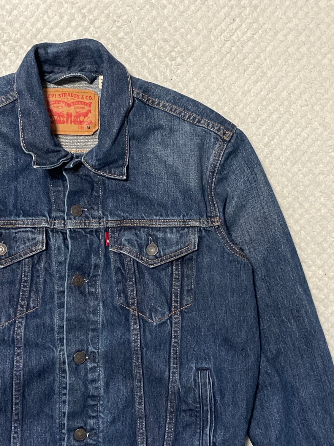 리바이스 72334 타입3 데님 트러커 청자켓(클리닝O) 상품이미지3