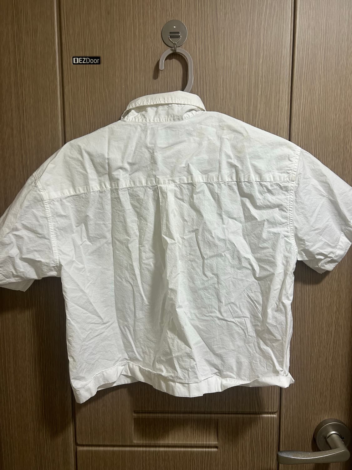 후아유 기본 크롭 셔츠 상품이미지2