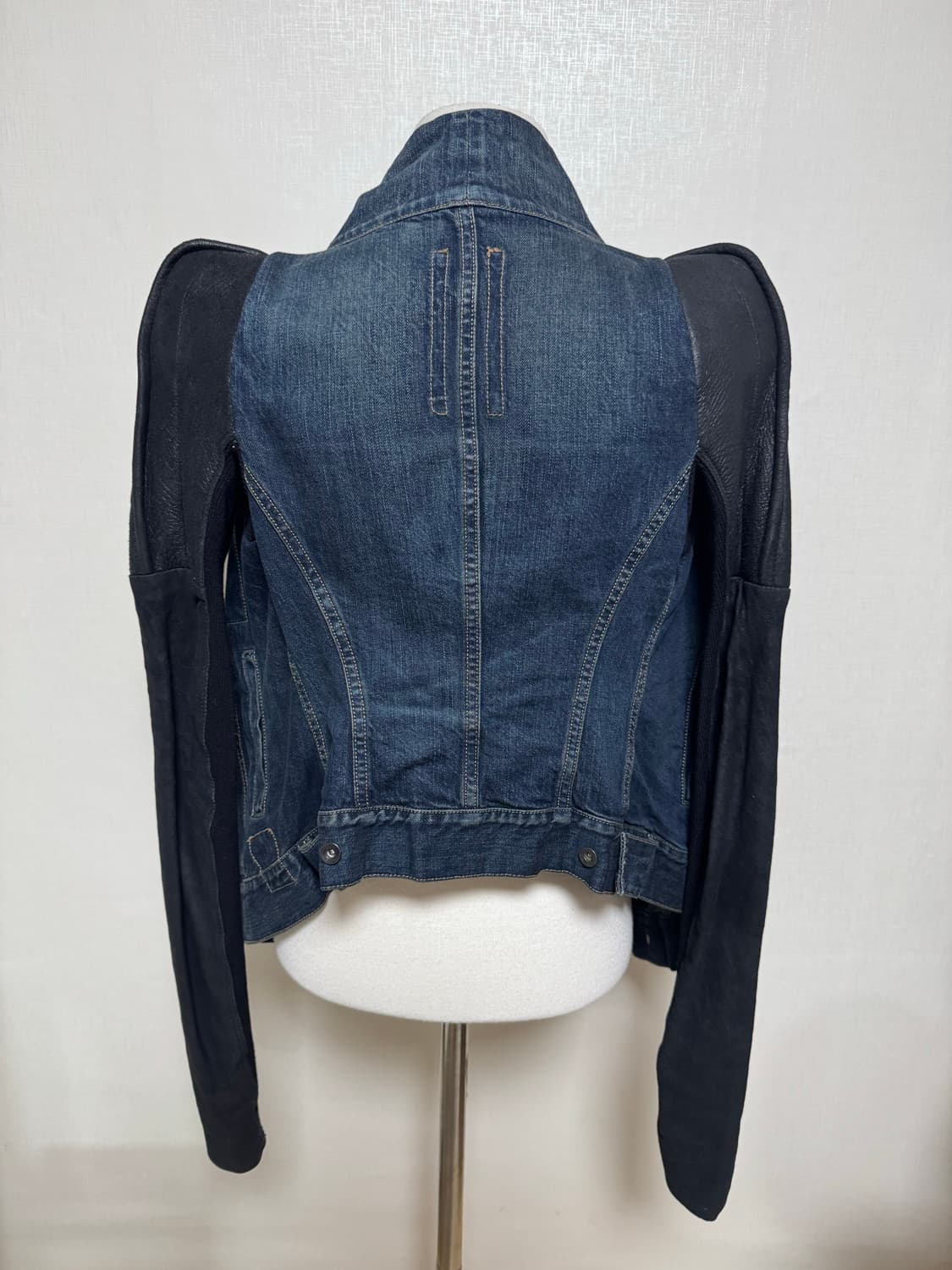 Rick Owens DRKSHDW 데님×레더 하이브리드 자켓 상품이미지4